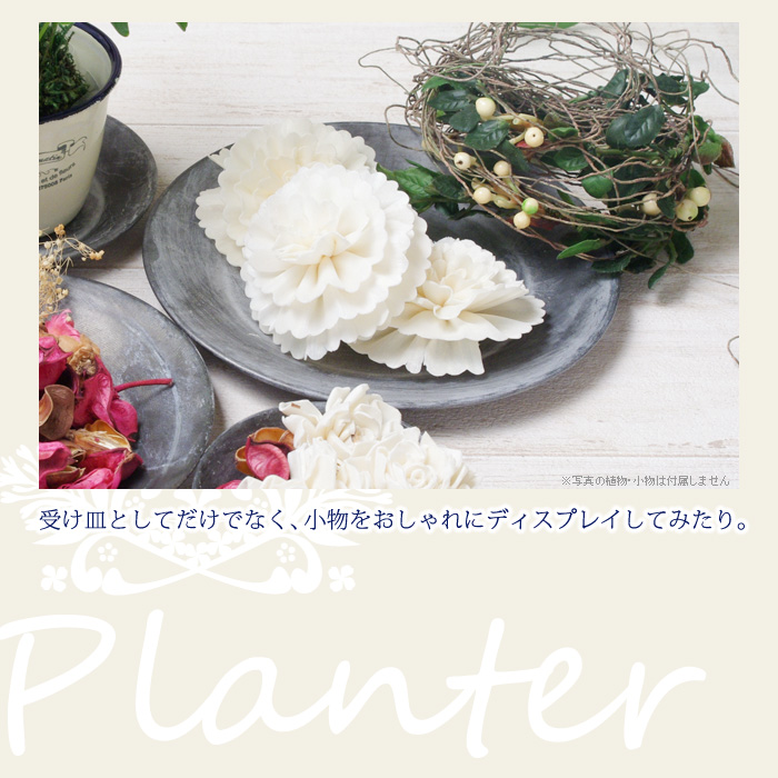 受け皿としてだけでなく、小物をおしゃれにディスプレイしてみたり。