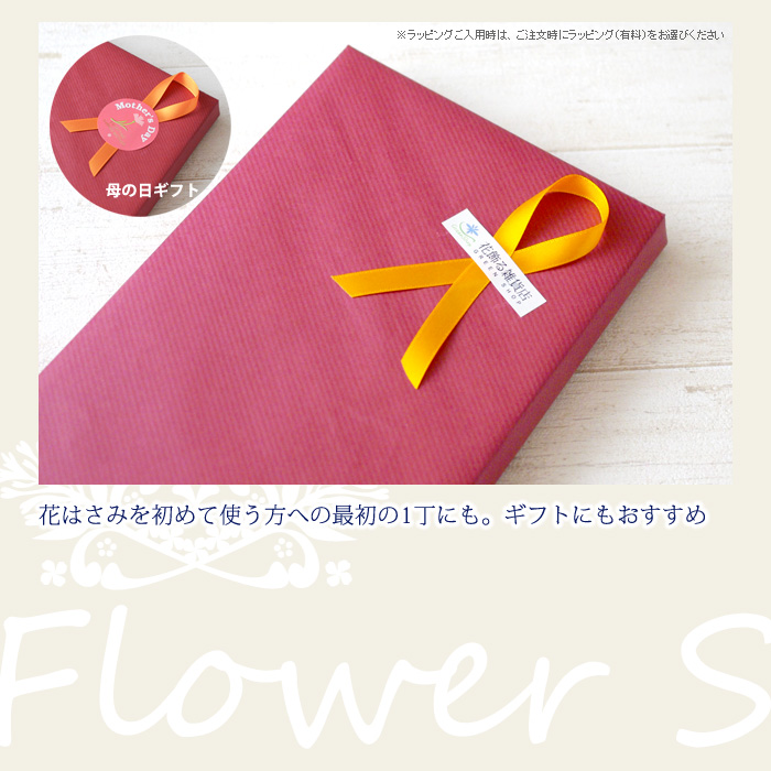 花はさみを初めて使う方への最初の一丁にも。ギフトにもおすすめ。
